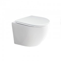 WC závěsné kapotované, RIMLESS, 490x370x360, keramické, vč. sedátka CSS113S