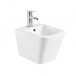 Bidet závěsný kapotovaný , 485x345x330, keramický, bílý