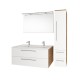 Bino, koupelnová skříňka vysoká 163 cm, pravá, Multidecor, Monumentální šedá
