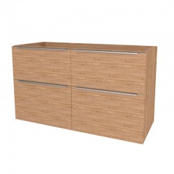 Mailo, koupelnová skříňka 121 cm, Multidecor, Light Select Walnut